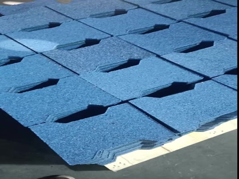 cross section of a horse stall floor